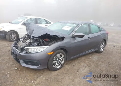 2018 Honda Civic Lx из США, поврежденный, VIN 19XFC2F51JE200782